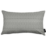 Load image into Gallery viewer, McAlister Textiles Colorado Geometric Charcoal Grey Cushion Cushions and Covers Cover Only 50cm x 30cm 
