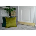 Load image into Gallery viewer, McAlister Textiles Matt Lime Green Velvet Cushion Cushions and Covers 

