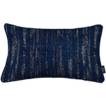 Load image into Gallery viewer, McAlister Textiles Textured Chenille Navy Blue Cushion Cushions and Covers Cover Only 50cm x 30cm 

