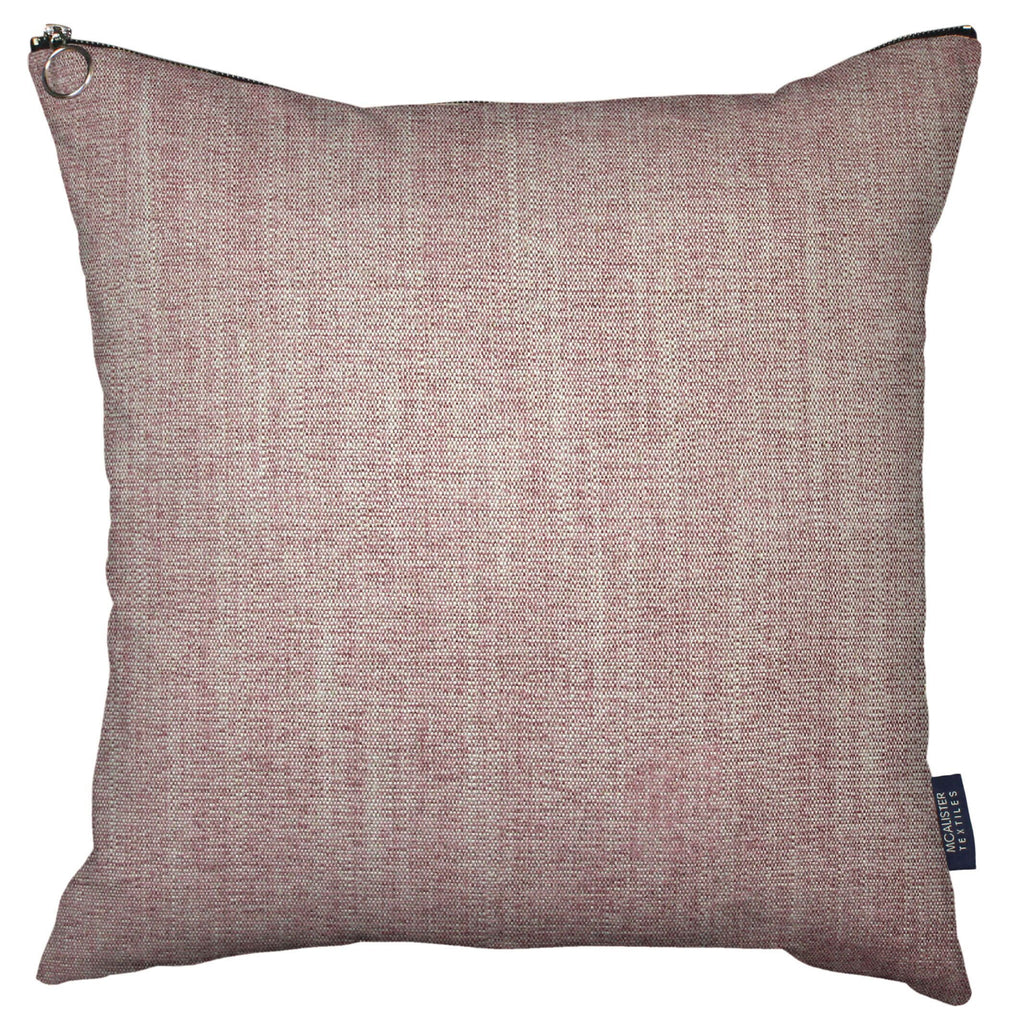 McAlister Textiles Rhumba Zipper Edge Blush Pink Linen Cushion Cushions and Covers Cover Only 43cm x 43cm 