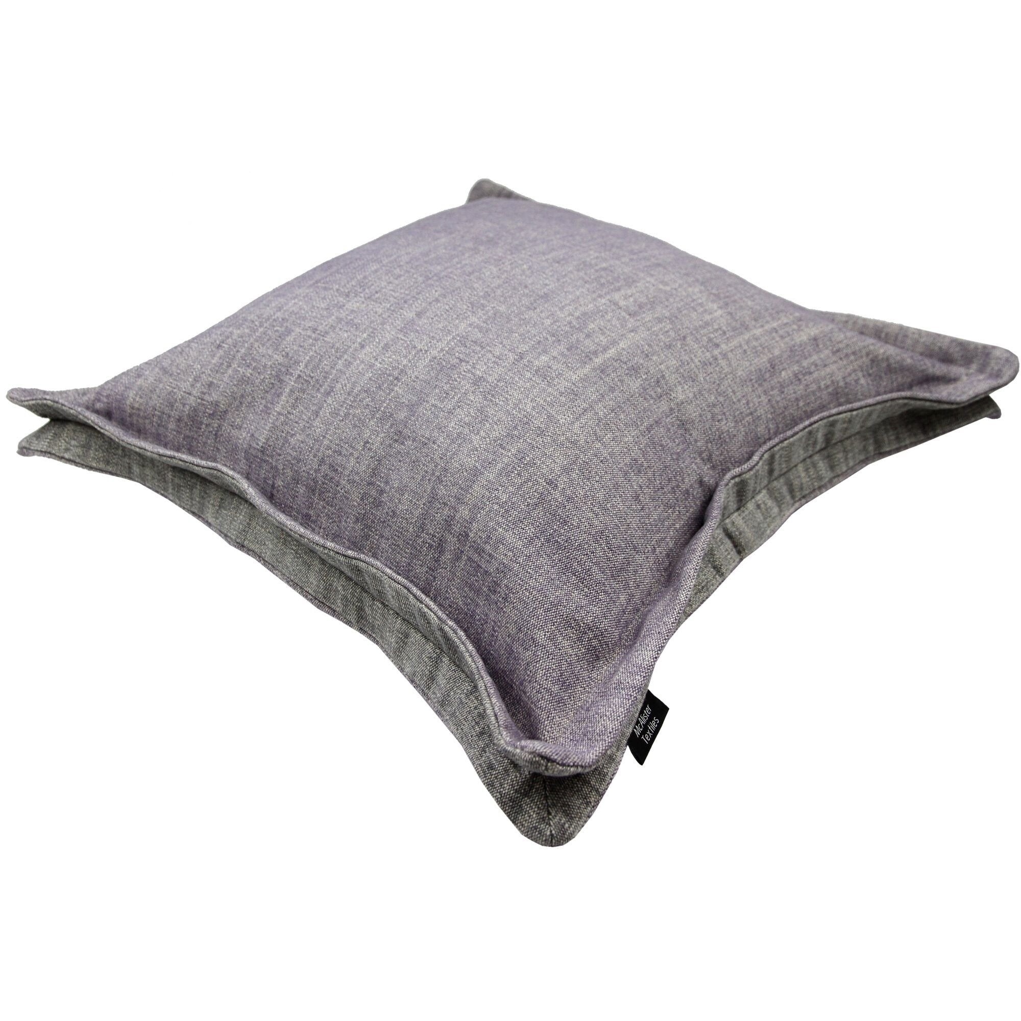 McAlister Textiles Rhumba Accent Lilac Purple + Grey Cushion Cushions and Covers