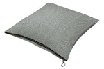 Load image into Gallery viewer, McAlister Textiles Herringbone Zipper Edge Charcoal Grey Cushion Cushions and Covers Cover Only 43cm x 43cm 
