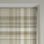 Load image into Gallery viewer, McAlister Textiles Heritage Beige Cream Tartan Roman Blind Roman Blinds 
