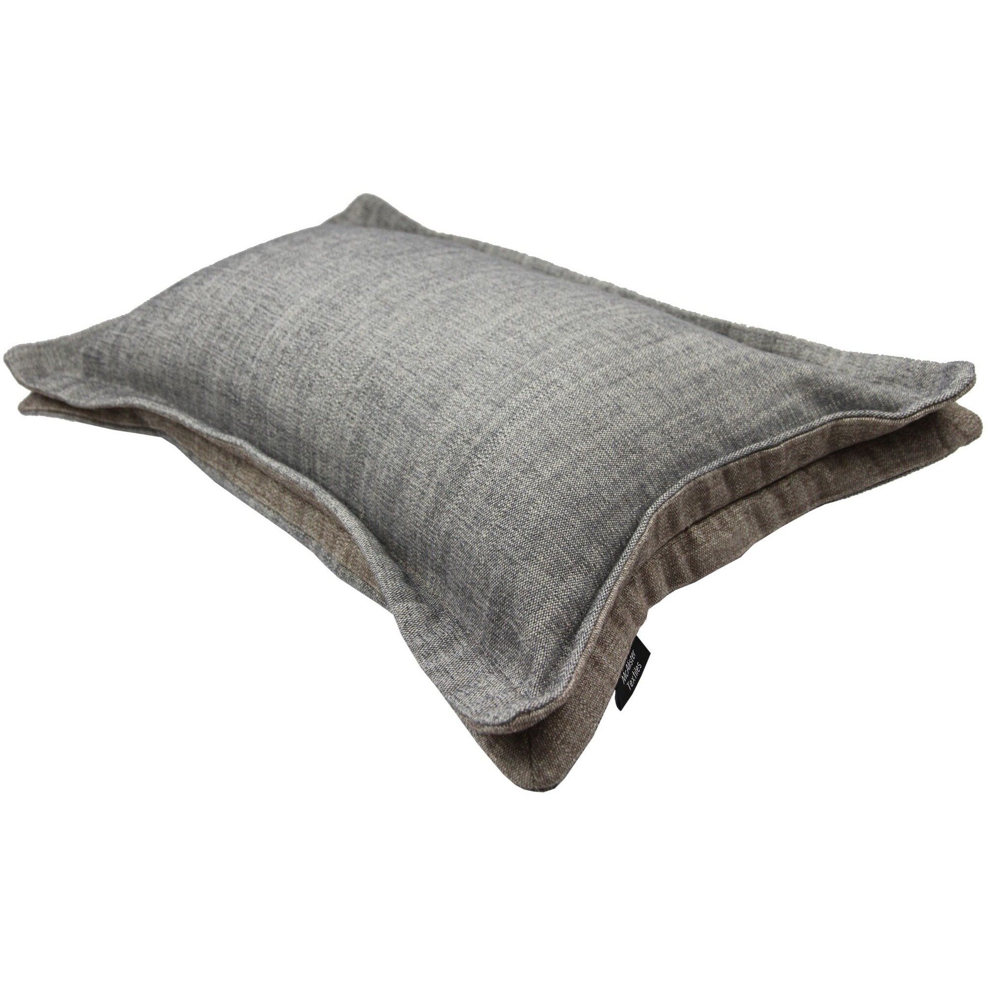 McAlister Textiles Rhumba Accent Grey + Taupe Beige Cushion Cushions and Covers