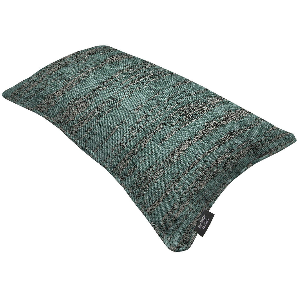 McAlister Textiles Textured Chenille Teal Cushion Cushions and Covers 