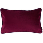 Load image into Gallery viewer, McAlister Textiles Matt Wine Red Velvet Pillow Pillow Cover Only 50cm x 30cm 
