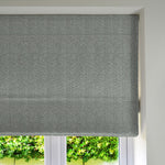 Load image into Gallery viewer, McAlister Textiles Herringbone Charcoal Grey Roman Blind Roman Blinds 
