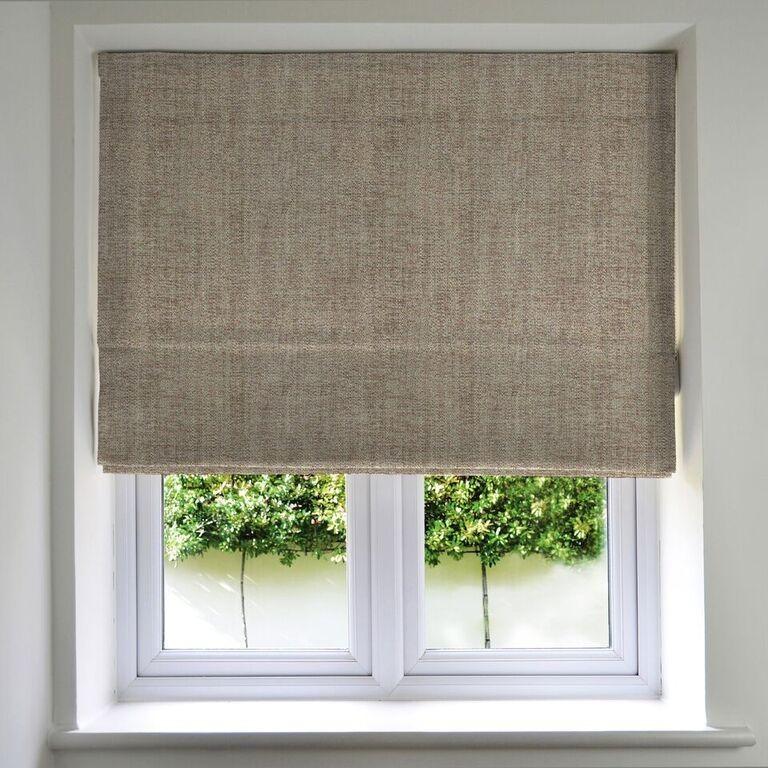 McAlister Textiles Rhumba Taupe Beige Roman Blind Roman Blinds Standard Lining 130cm x 200cm 