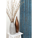 Load image into Gallery viewer, McAlister Textiles Textured Chenille Denim Blue Curtains Tailored Curtains 
