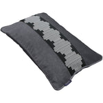 Load image into Gallery viewer, McAlister Textiles Maya Striped Charcoal Grey Velvet Cushion Cushions and Covers 
