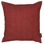 Load image into Gallery viewer, McAlister Textiles Herringbone Zipper Edge Red Cushion Cushions and Covers Cover Only 43cm x 43cm 
