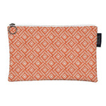Load image into Gallery viewer, McAlister Textiles Elva Orange + Teal Makeup Bag - Large Clutch Bag 
