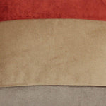 Load image into Gallery viewer, McAlister Textiles Straight Patchwork Velvet Brown, Gold + Red Cushion Cushions and Covers 
