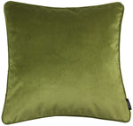 Load image into Gallery viewer, McAlister Textiles Matt Lime Green Velvet 43cm x 43cm Cushion Sets Cushions and Covers 
