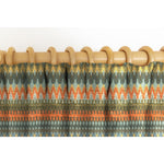 Load image into Gallery viewer, Curitiba Aztec Orange + Teal Curtains
