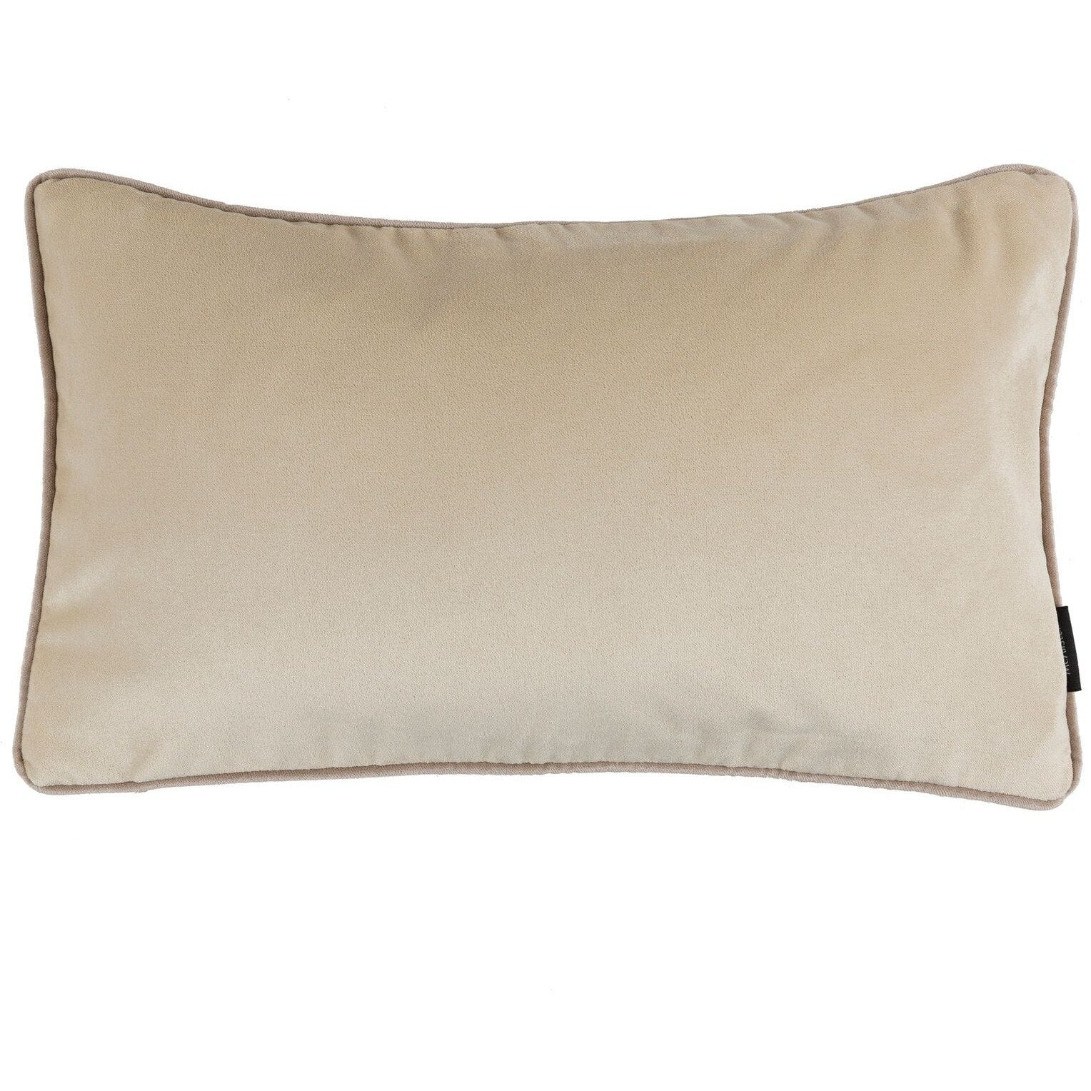McAlister Textiles Matt Champagne Gold Velvet Cushion Cushions and Covers Cover Only 50cm x 30cm 