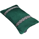 Load image into Gallery viewer, McAlister Textiles Coba Striped Emerald Green Velvet Cushion Cushions and Covers 

