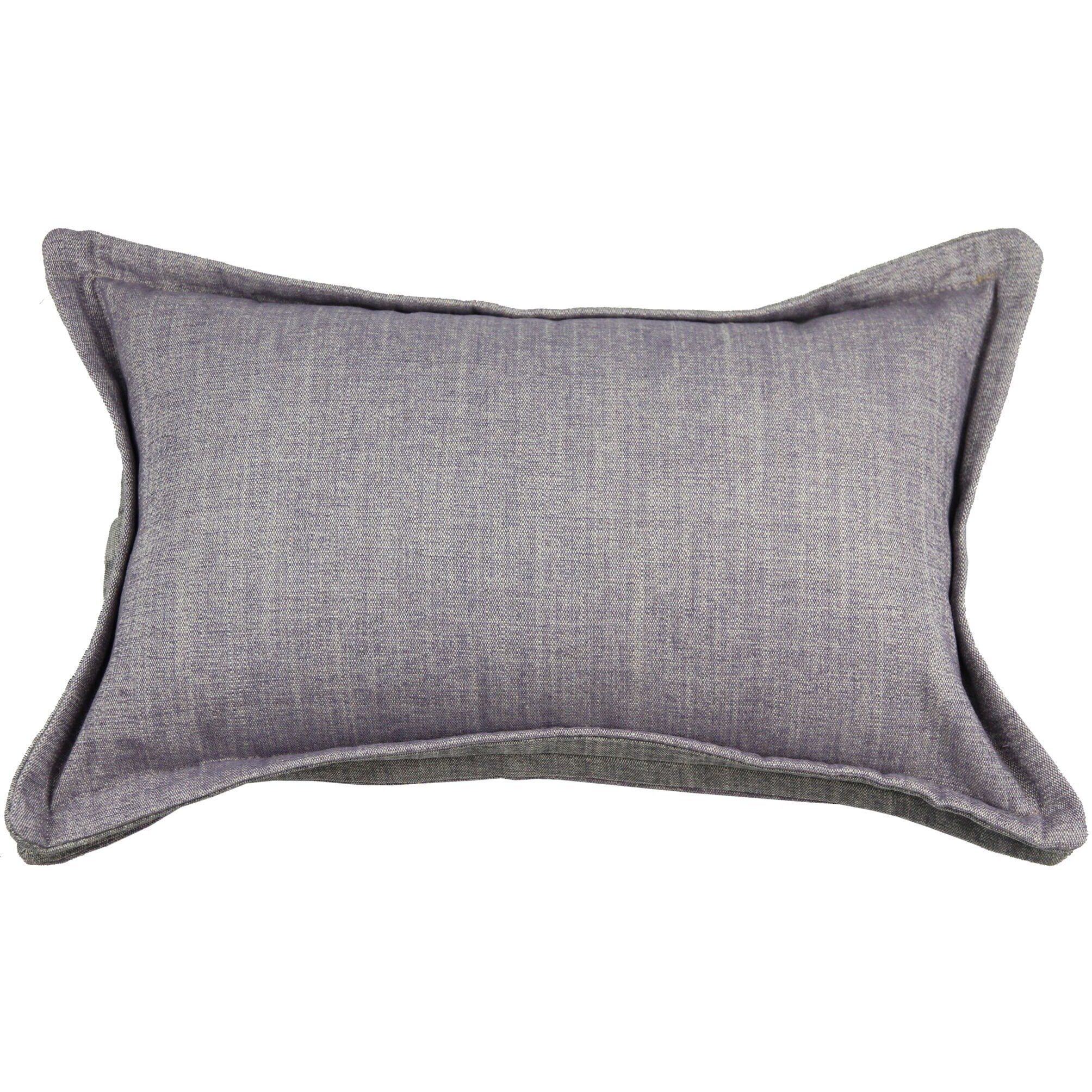 McAlister Textiles Rhumba Accent Lilac Purple + Grey Cushion Cushions and Covers Cover Only 50cm x 30cm