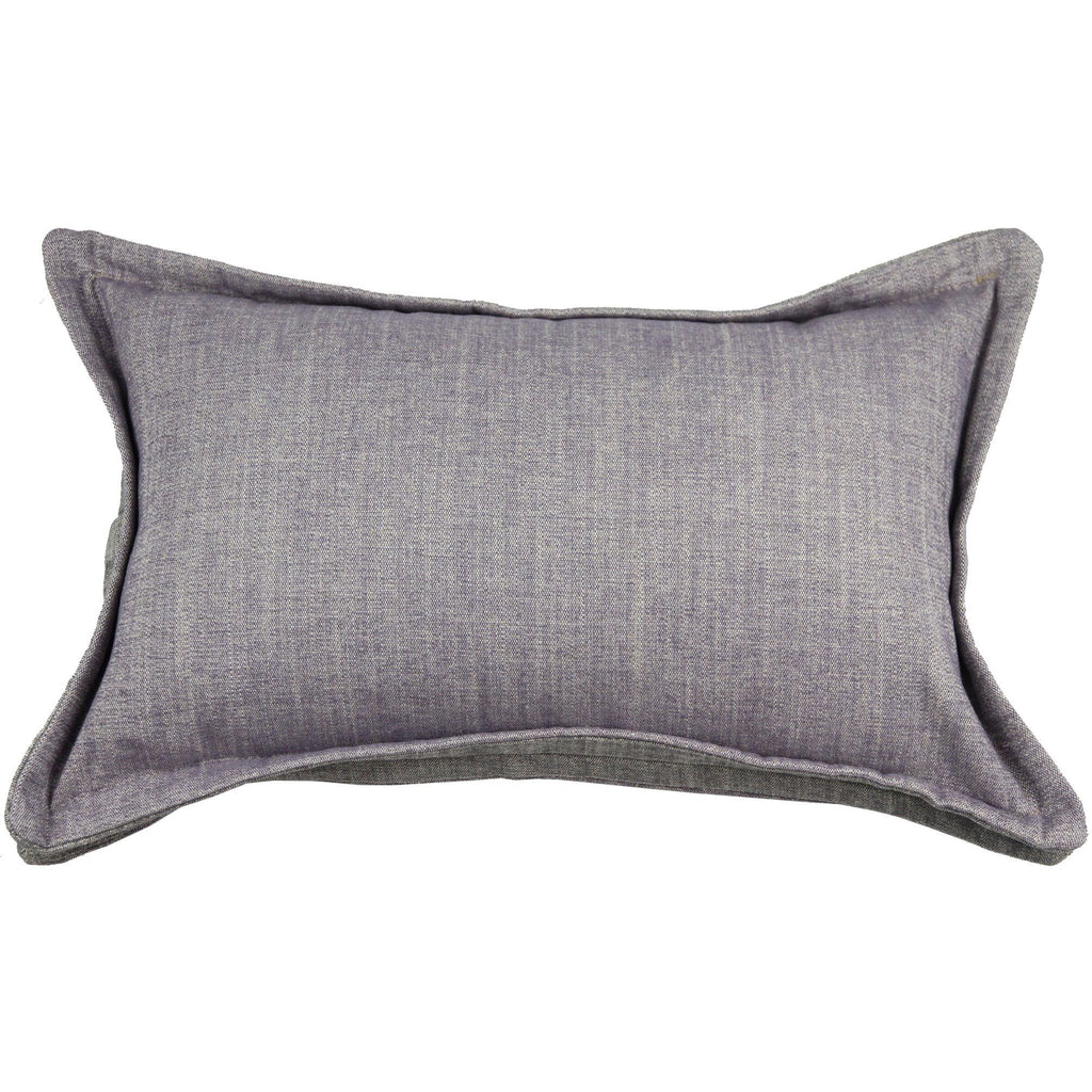 McAlister Textiles Rhumba Accent Lilac Purple + Grey Cushion Cushions and Covers Cover Only 50cm x 30cm 