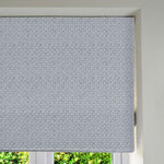 Load image into Gallery viewer, McAlister Textiles Monterrey Black + White Roman Blind Roman Blinds 
