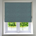 Load image into Gallery viewer, McAlister Textiles Plain Chenille Wedgewood Blue Roman Blind Roman Blinds Standard Lining 130cm x 200cm 
