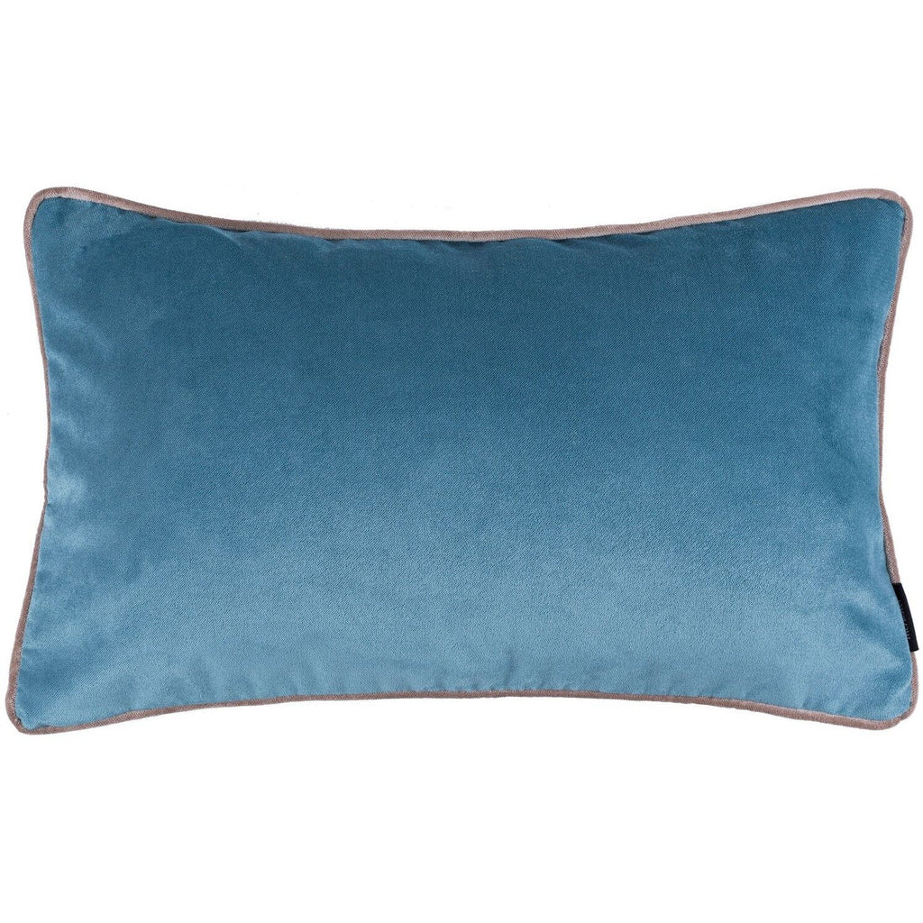 McAlister Textiles Matt Duck Egg Blue Velvet Cushion Cushions and Covers Cover Only 50cm x 30cm 