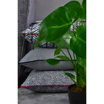 Load image into Gallery viewer, McAlister Textiles Herringbone Twill Black + White Cushion Cushions and Covers
