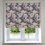 Load image into Gallery viewer, McAlister Textiles Camille Floral Velvet Roman Blind Roman Blinds Standard Lining 130cm x 200cm 
