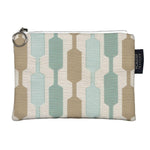 Load image into Gallery viewer, McAlister Textiles Lotta Duck Egg Blue Makeup Bag Clutch Bag 
