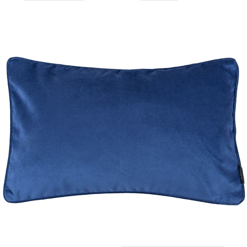 McAlister Textiles Matt Navy Blue Velvet Cushion Cushions and Covers Cover Only 50cm x 30cm 