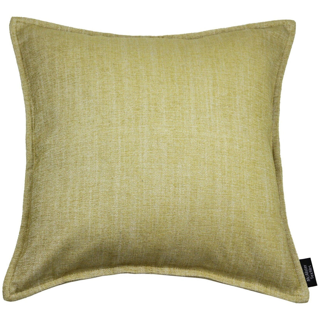 McAlister Textiles Rhumba Ochre Yellow Cushion Cushions and Covers Cover Only 43cm x 43cm 