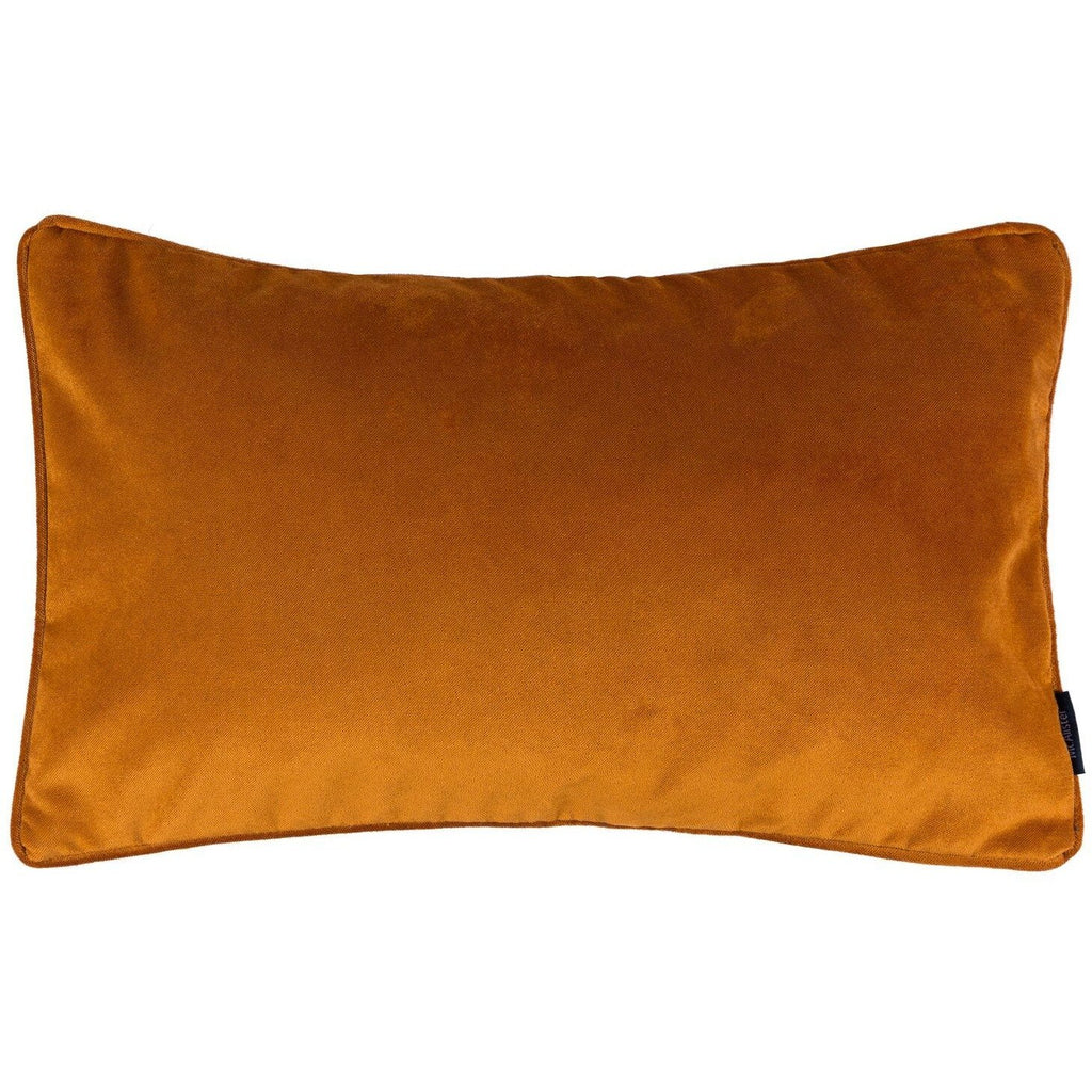 McAlister Textiles Matt Burnt Orange Velvet Pillow Pillow Cover Only 50cm x 30cm 
