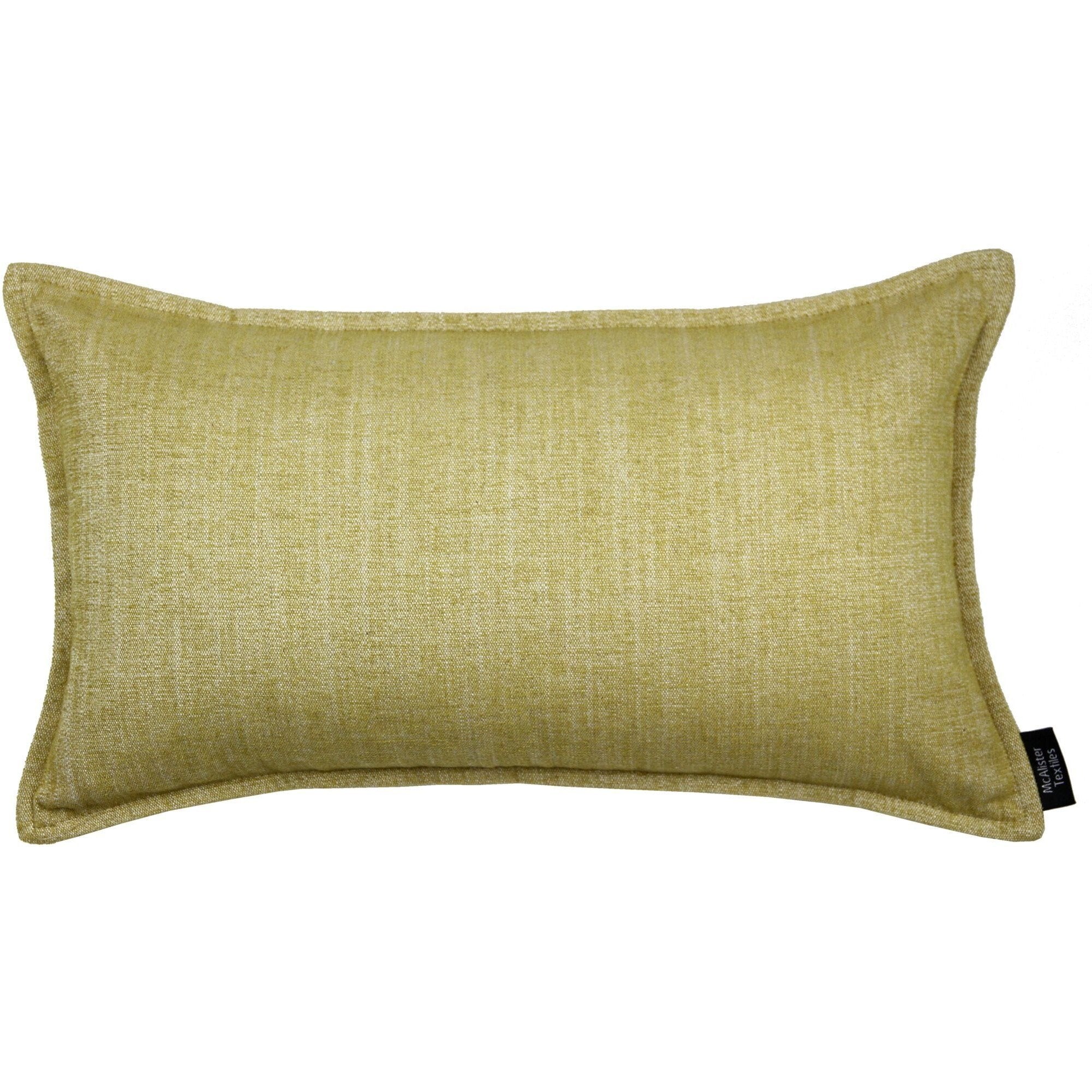 McAlister Textiles Rhumba Ochre Yellow Cushion Cushions and Covers Cover Only 50cm x 30cm 