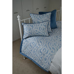 Load image into Gallery viewer, McAlister Textiles Little Leaf Wedgewood Blue Cushion Cushions and Covers 
