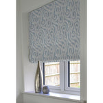 Load image into Gallery viewer, McAlister Textiles Little Leaf Wedgewood Blue Roman Blind Roman Blinds 
