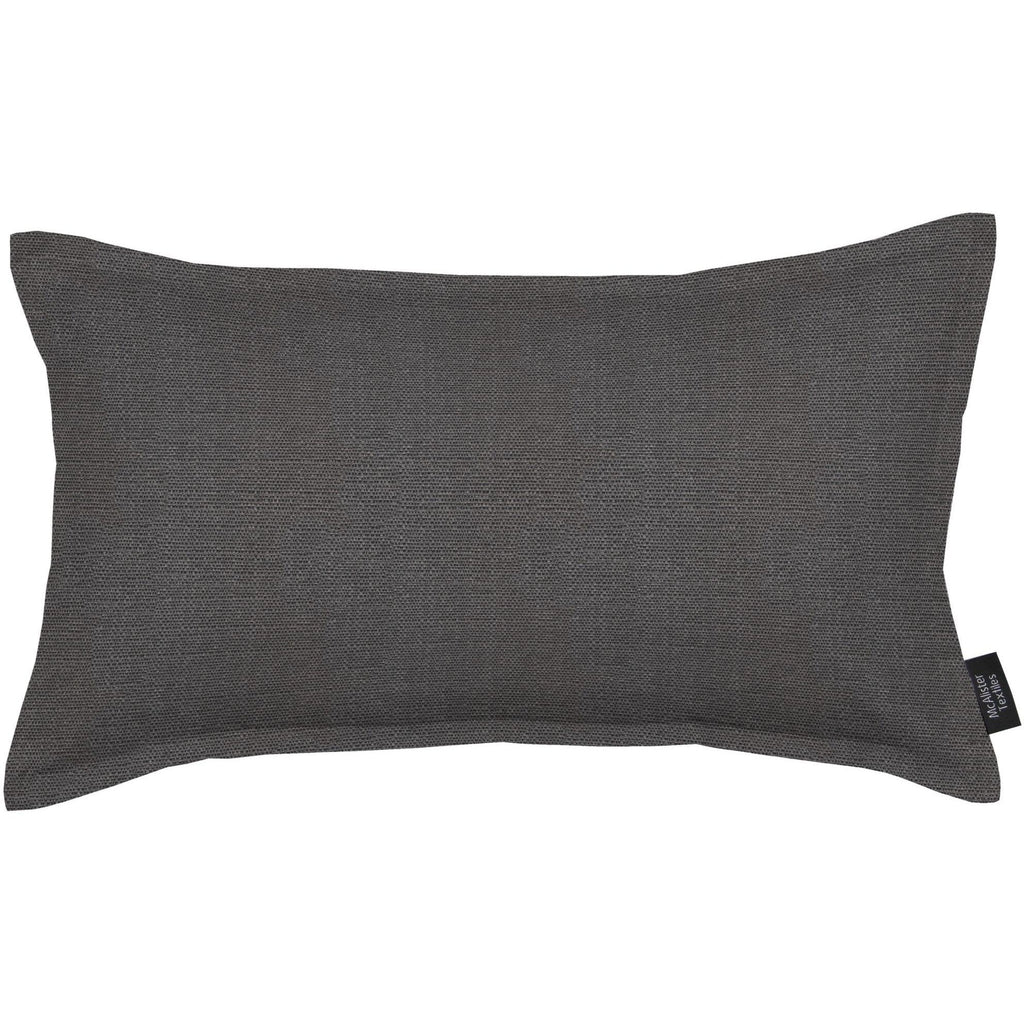 McAlister Textiles Savannah Charcoal Grey Pillow Pillow Cover Only 50cm x 30cm