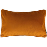 Load image into Gallery viewer, McAlister Textiles Matt Burnt Orange Velvet Cushion Cushions and Covers Cover Only 50cm x 30cm 
