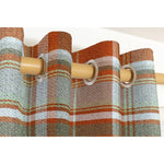 Load image into Gallery viewer, McAlister Textiles Heritage Burnt Orange + Grey Tartan Curtains Tailored Curtains 
