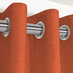 Load image into Gallery viewer, McAlister Textiles Panama Plain Burnt Orange Curtains Tailored Curtains 116cm(w) x 137cm(d) (46&quot; x 54&quot;) 
