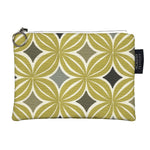 Load image into Gallery viewer, McAlister Textiles Laila Yellow + Grey Makeup Bag Clutch Bag 
