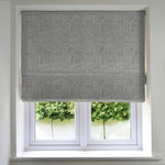 Load image into Gallery viewer, McAlister Textiles Rhumba Charcoal Grey Roman Blind Roman Blinds Standard Lining 130cm x 200cm 
