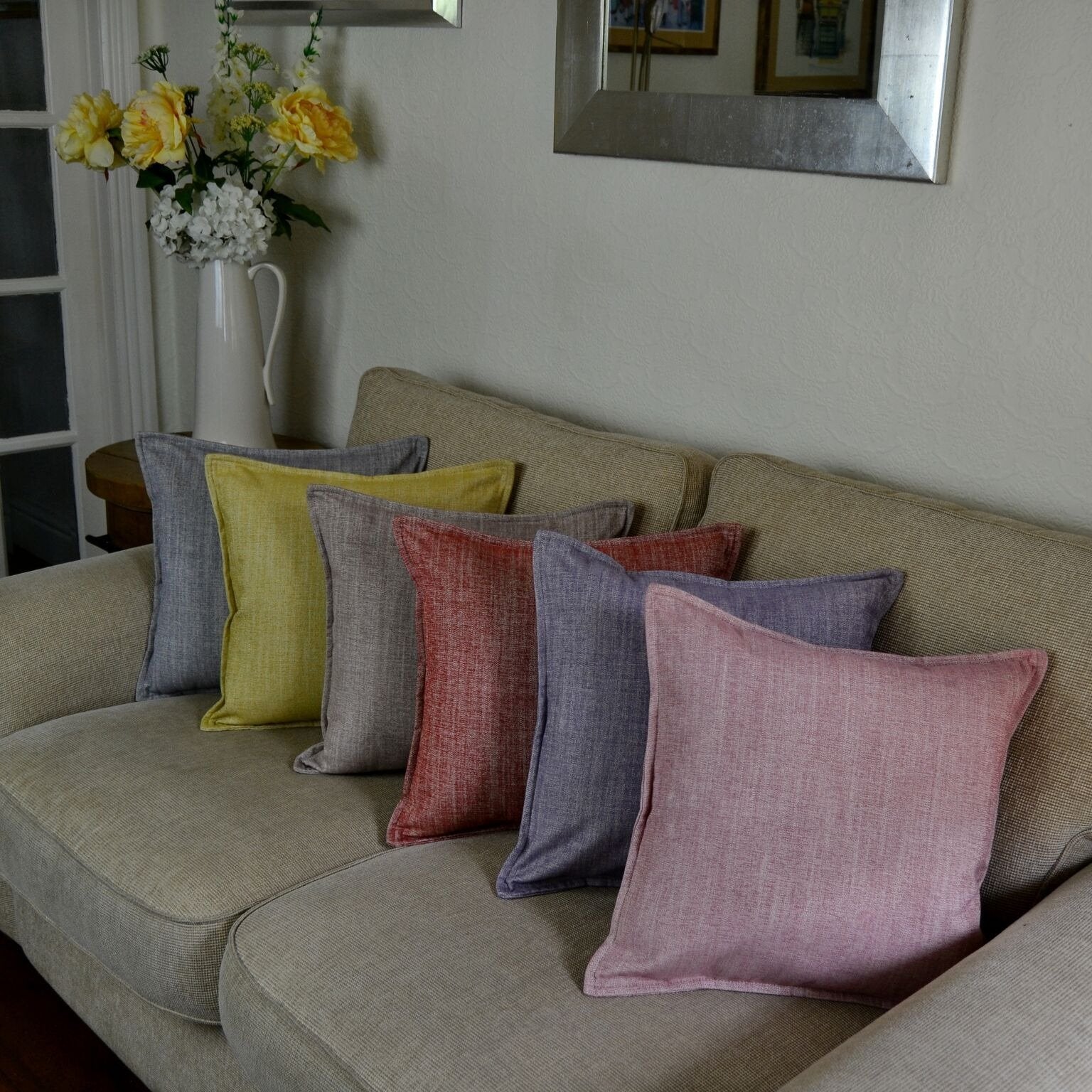 McAlister Textiles Rhumba Charcoal Grey Cushion Cushions and Covers 