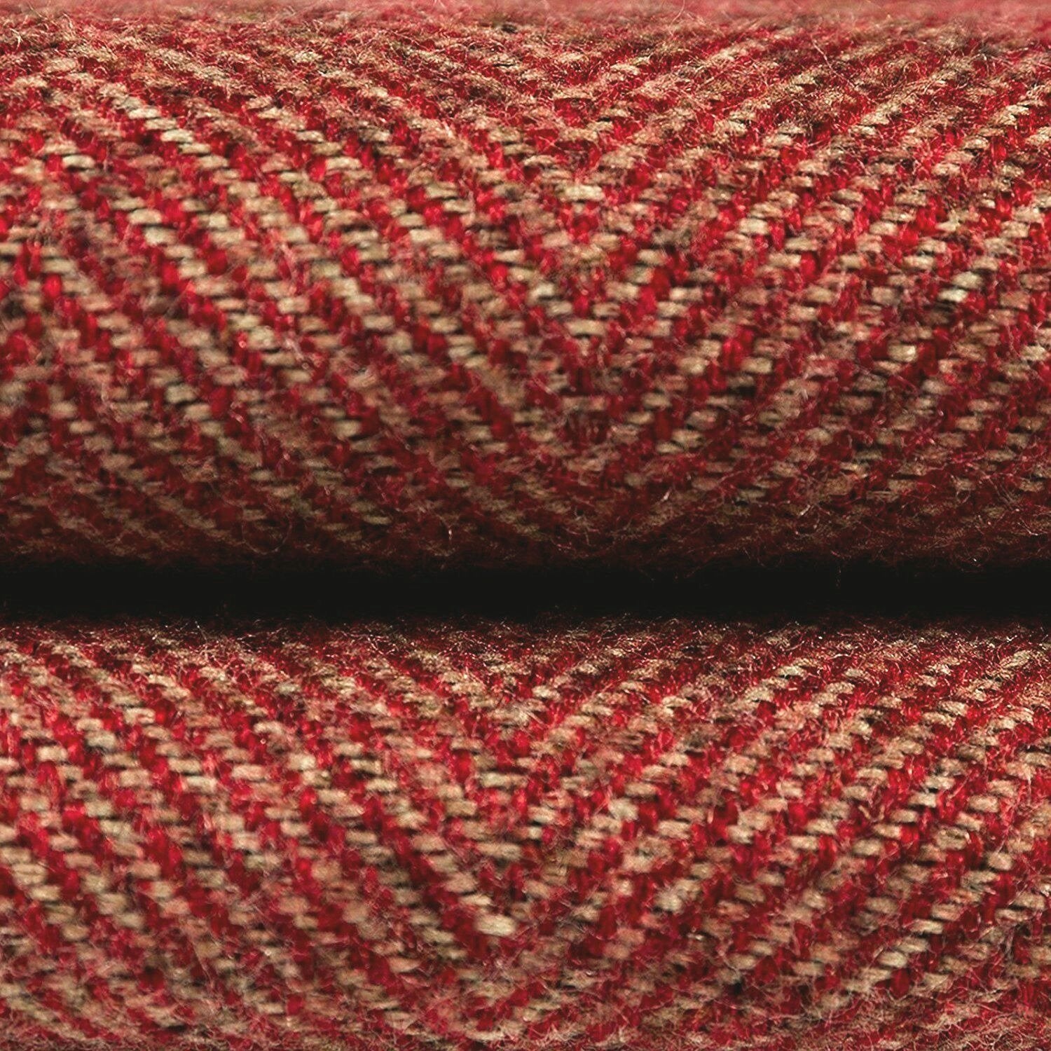 McAlister Textiles Herringbone Red Roman Blind Roman Blinds 