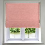 Load image into Gallery viewer, McAlister Textiles Panama Blush Pink Roman Blind Roman Blinds Standard Lining 130cm x 200cm Blush Pink
