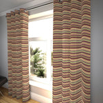 Load image into Gallery viewer, McAlister Textiles Curitiba Aztec Pink + Grey Curtains Tailored Curtains 116cm(w) x 182cm(d) (46&quot; x 72&quot;) 
