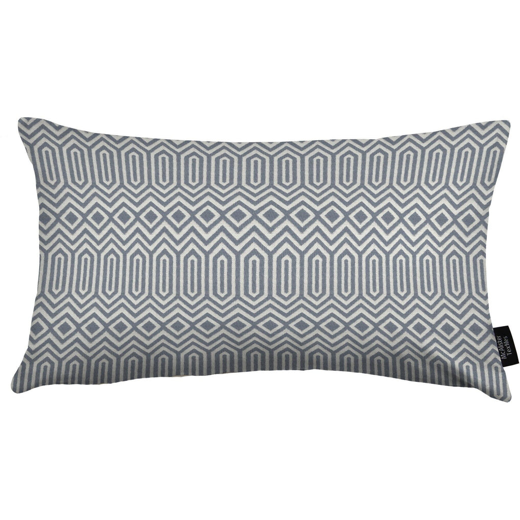 McAlister Textiles Colorado Geometric Navy Blue Cushion Cushions and Covers Cover Only 50cm x 30cm 