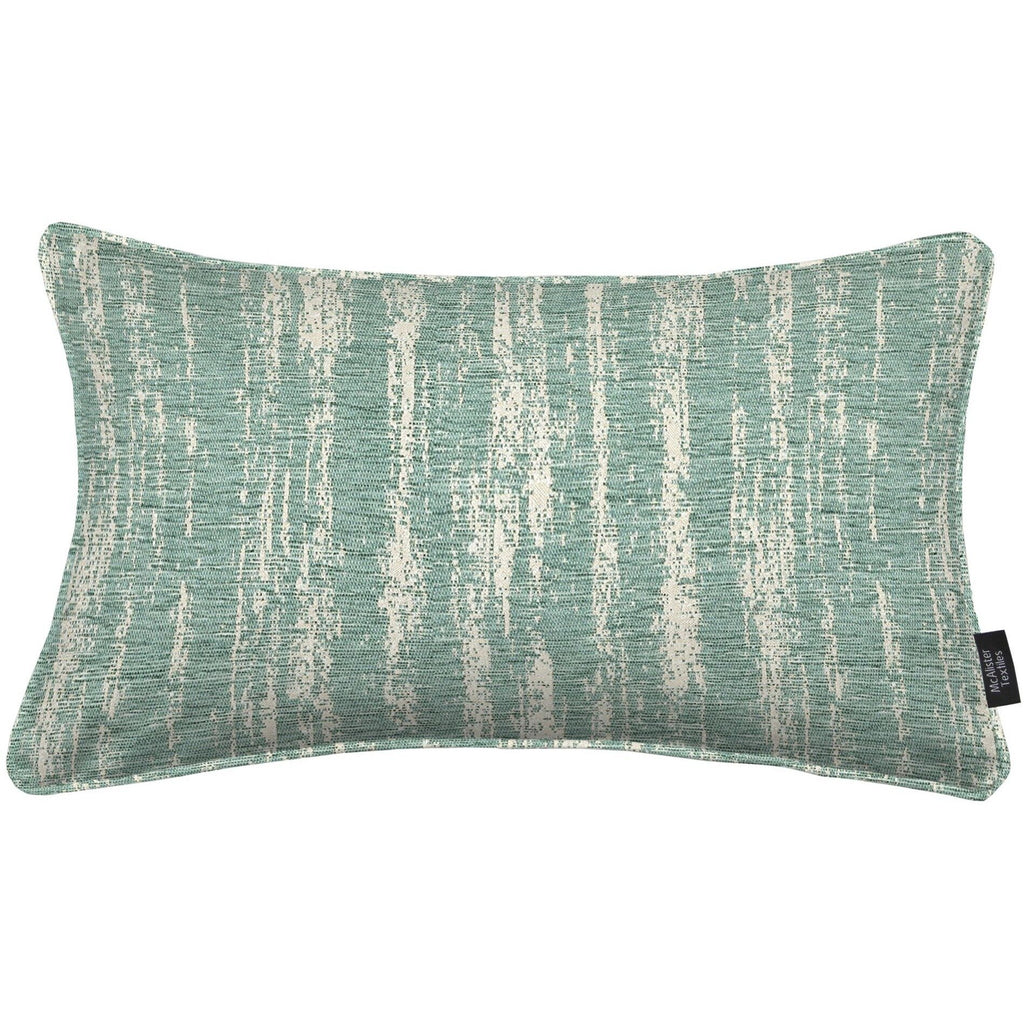McAlister Textiles Textured Chenille Duck Egg Blue Cushion Cushions and Covers Cover Only 50cm x 30cm 