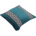 Load image into Gallery viewer, McAlister Textiles Cancun Striped Blue Teal Velvet Cushion Cushions and Covers 
