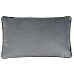 Load image into Gallery viewer, McAlister Textiles Matt Soft Silver Velvet Cushion Cushions and Covers Cover Only 50cm x 30cm 
