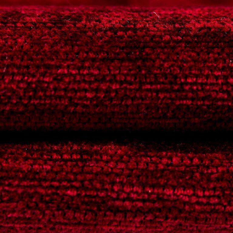 McAlister Textiles Plain Chenille Red Curtains Tailored Curtains 